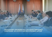 На заседании Президиума Парламента Республики Алтай рассмотрены отдельные вопросы исполнения республиканского бюджета Республики Алтай на 2025 год